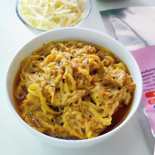 Aam Kaddu Kash Achar (Crushed Mango Pickle)