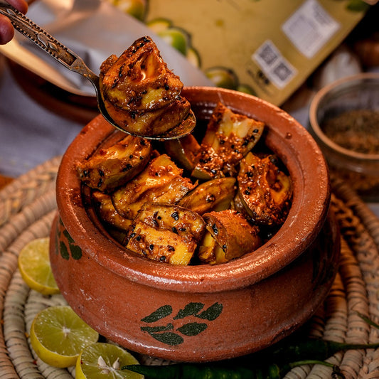 Chilka Aam Achar (Unpeeled Mango Pickle)