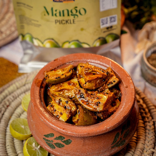 Chilka Aam Achar (Unpeeled Mango Pickle)