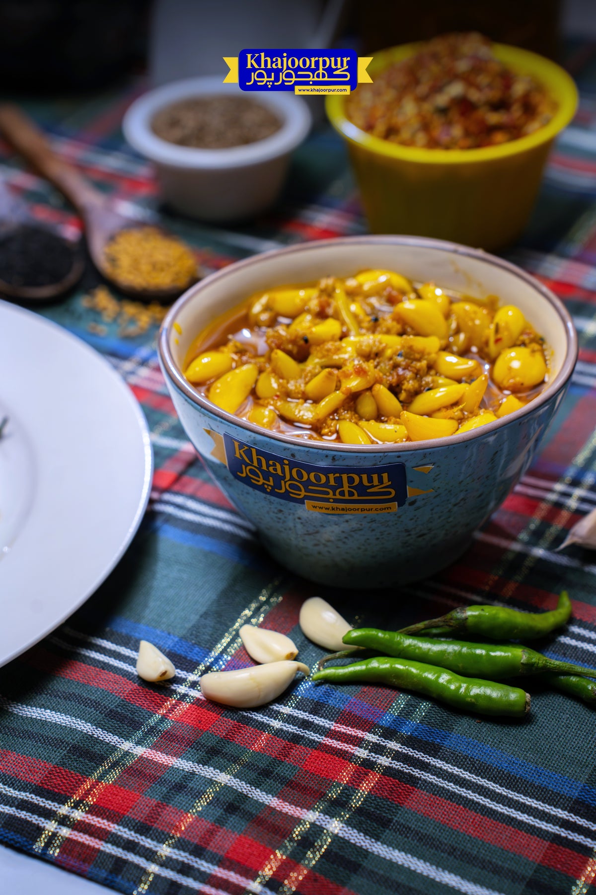 Lahsan Achar (Garlic Pickle)