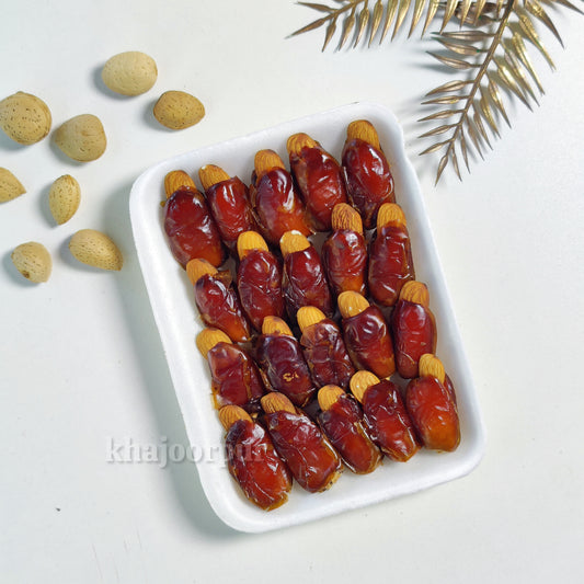 Stuffed Khajoor, Almond Bliss