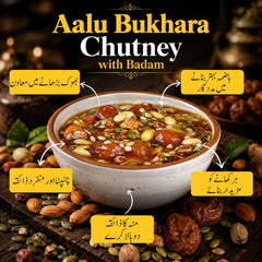 Aalu Bukhara Chutney with Badam