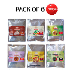 Pack of 6 – 500g Each | The Sharing Set