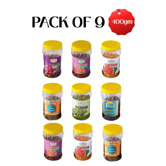 Pack of 9 – 400g Each | The Full Flavour House