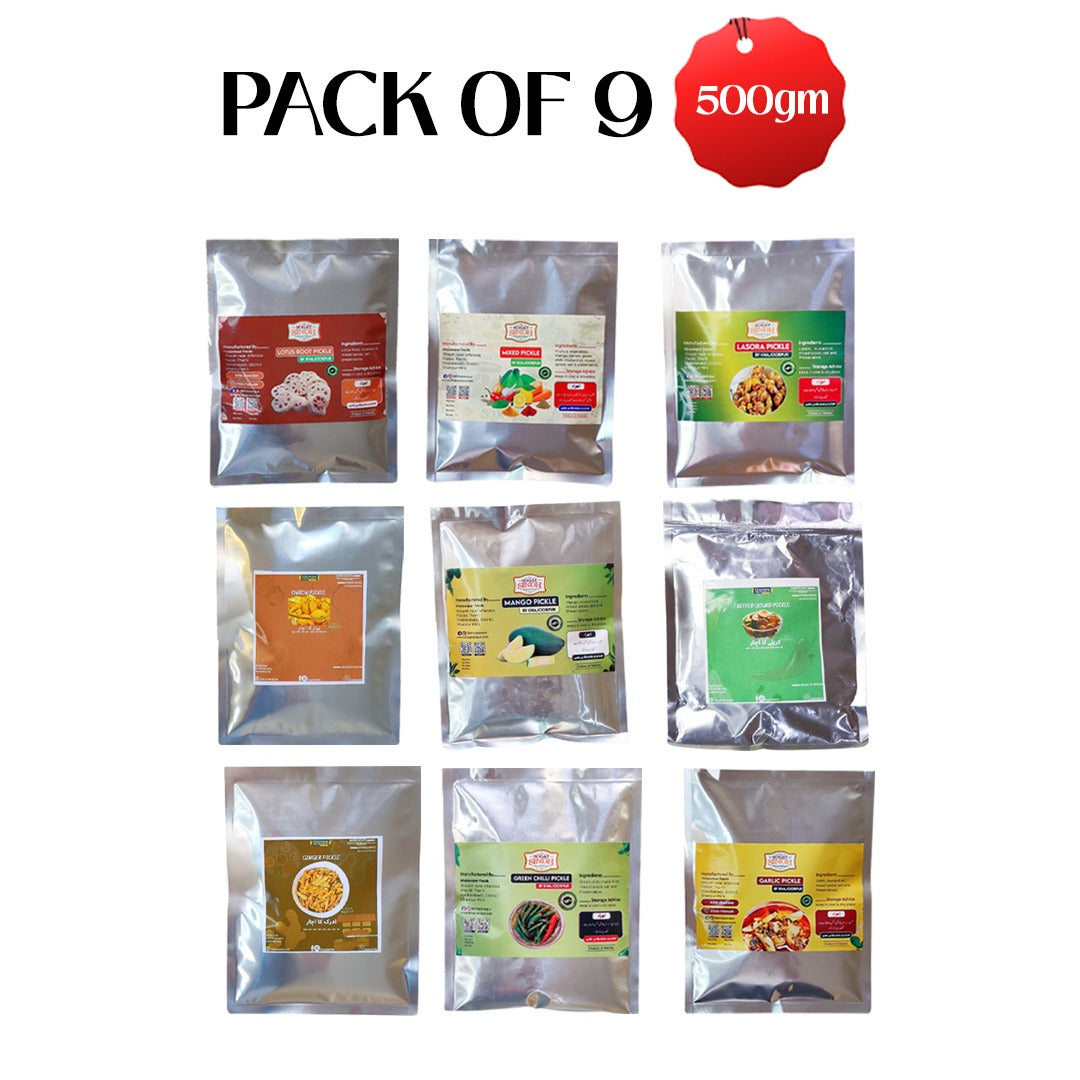 Pack of 9 – 500g Each | The Complete Collection