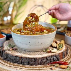 Aalu Bukhara Chutney with Badam